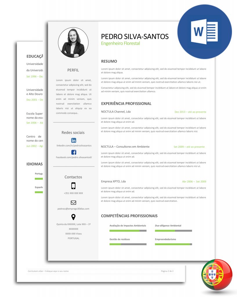 Os Melhores Modelos De Currículo Em Formato Editável Pedro