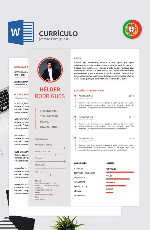 Os melhores modelos de currículo em formato editável - Pedro Silva-Santos