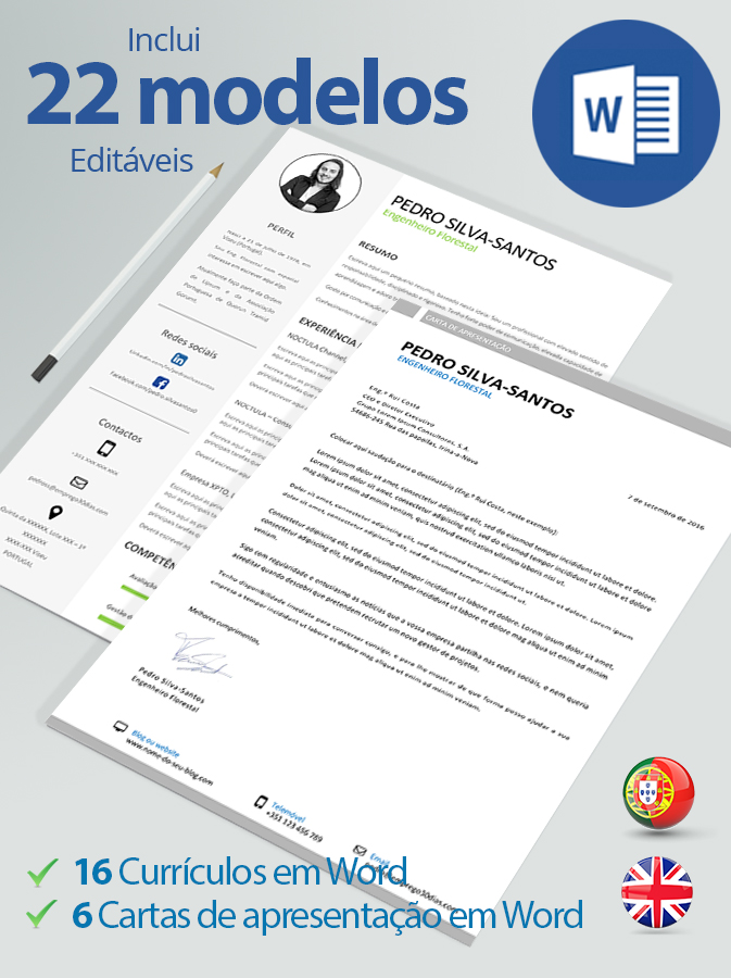Os melhores modelos de currículo em formato editável 